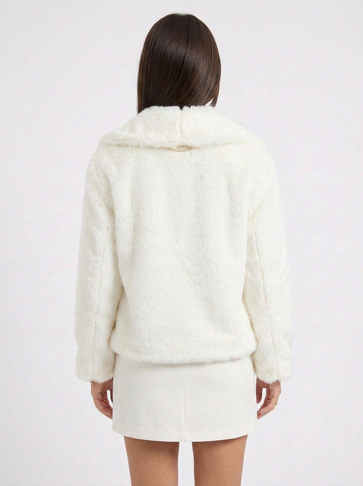 Penelope | Women's Cropped Faux Fur Jacket