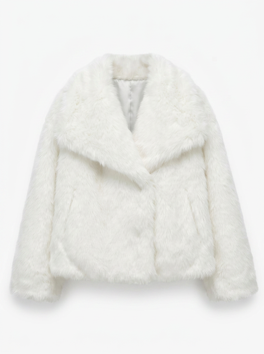 Penelope | Women's Cropped Faux Fur Jacket