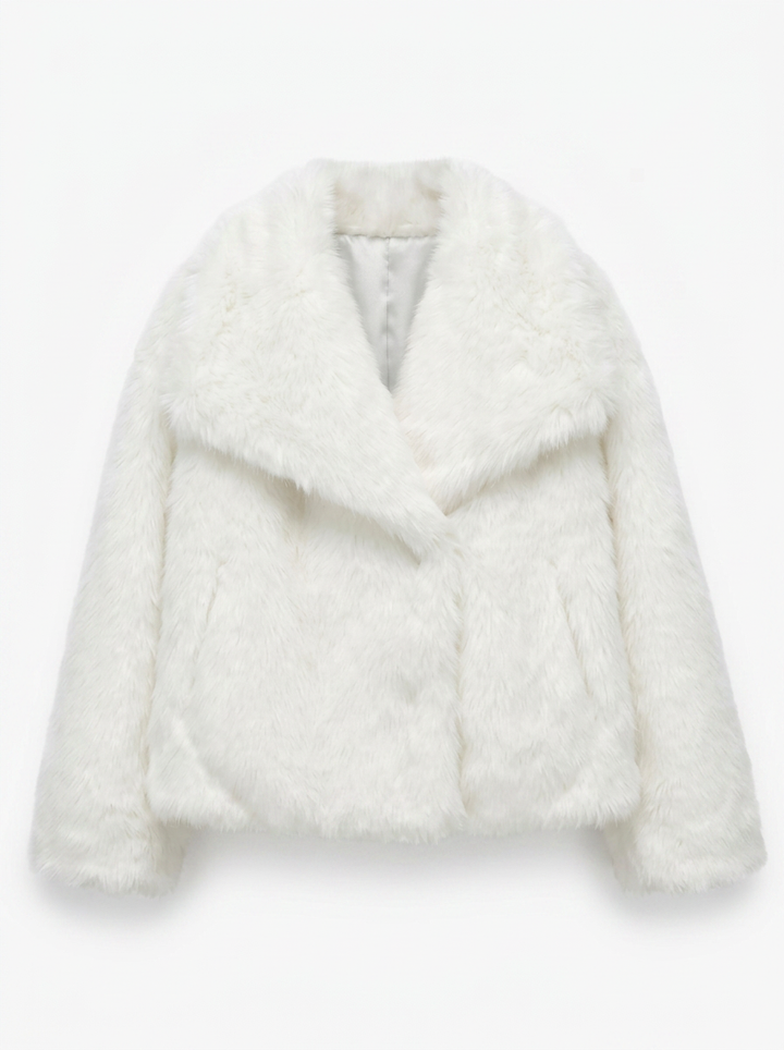 Penelope | Women's Cropped Faux Fur Jacket