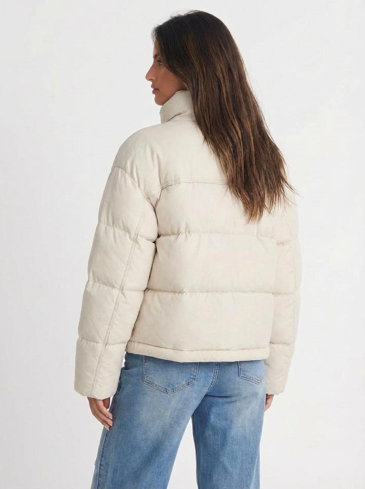 Penny | Women's Quilted  Cropped Puffer Jacket 2