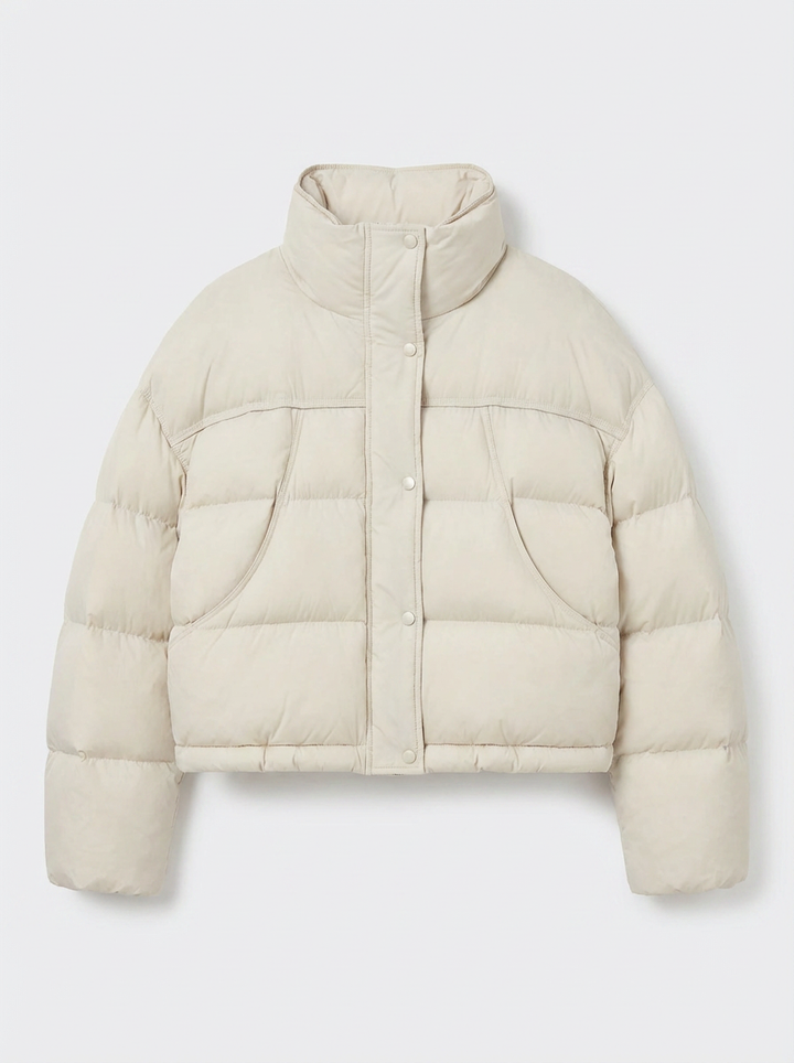 Penny | Women's Quilted  Cropped Puffer Jacket 3