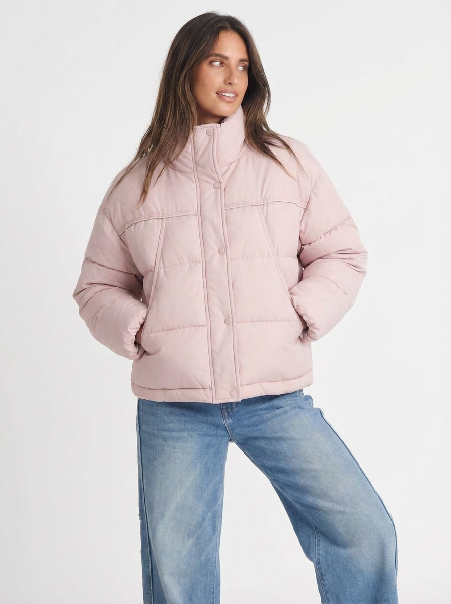 Penny | Women's Quilted  Cropped Puffer Jacket 5
