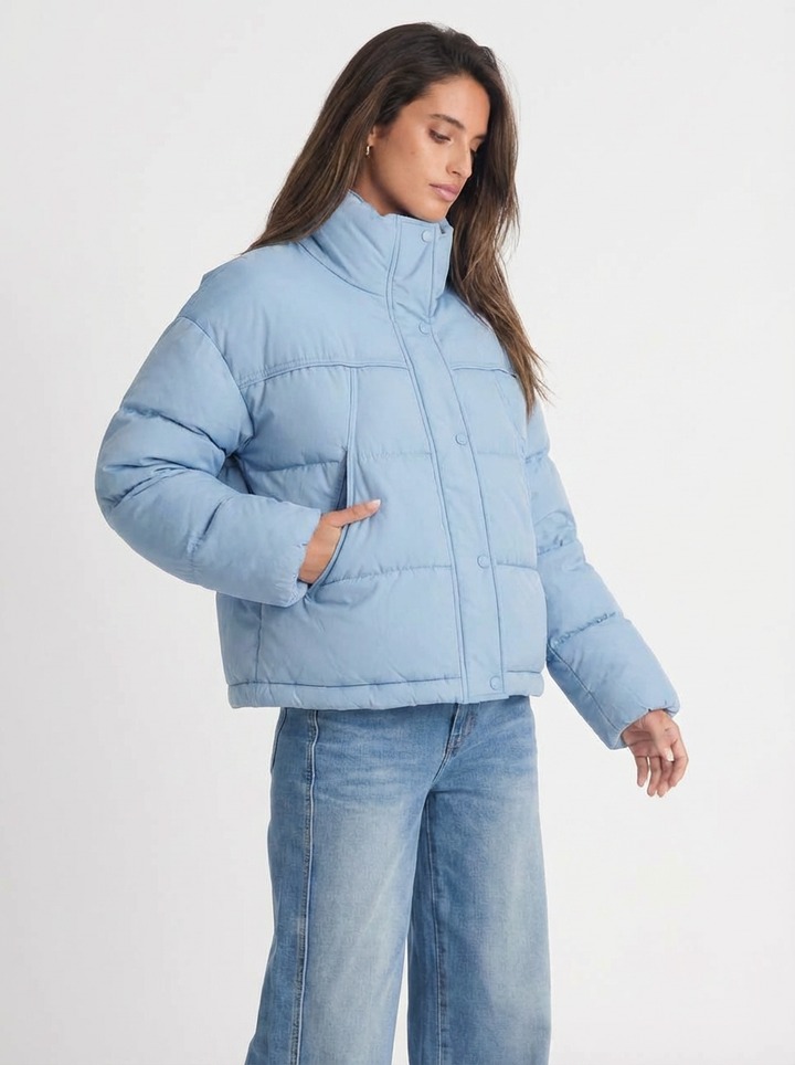 Penny | Women's Quilted  Cropped Puffer Jacket 6
