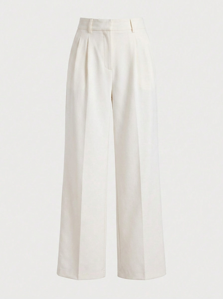 Petra | Women's Wide Leg Trousers High Waist Pleated Tailored
