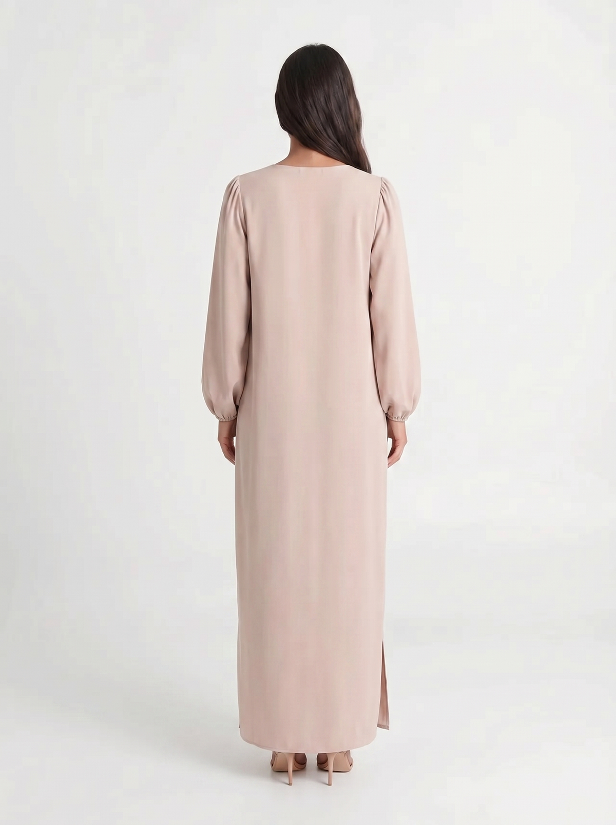 Phoebe | Long Sleeve Dress with V-Neck