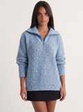 Phoebe | Women's Oversized Half Zip Knit Jumper
