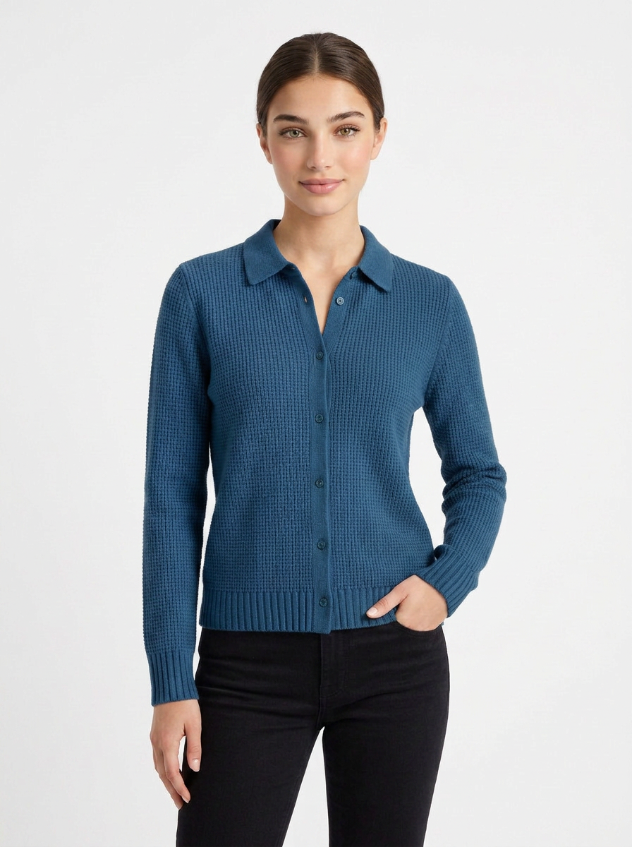 Phoebe | Women's Textured Knit Cardigan