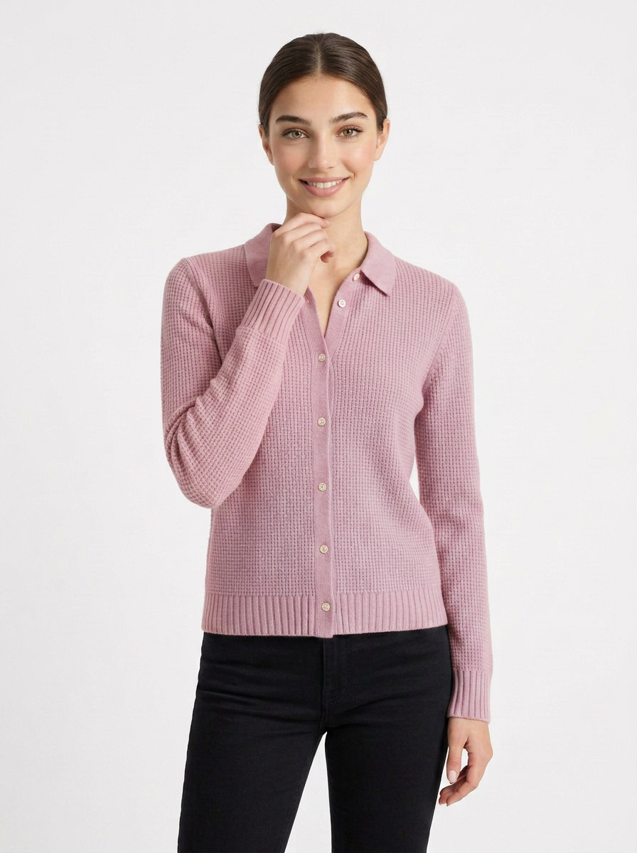 Phoebe | Women's Textured Knit Cardigan