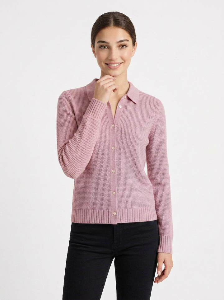 Phoebe | Women's Textured Knit Cardigan