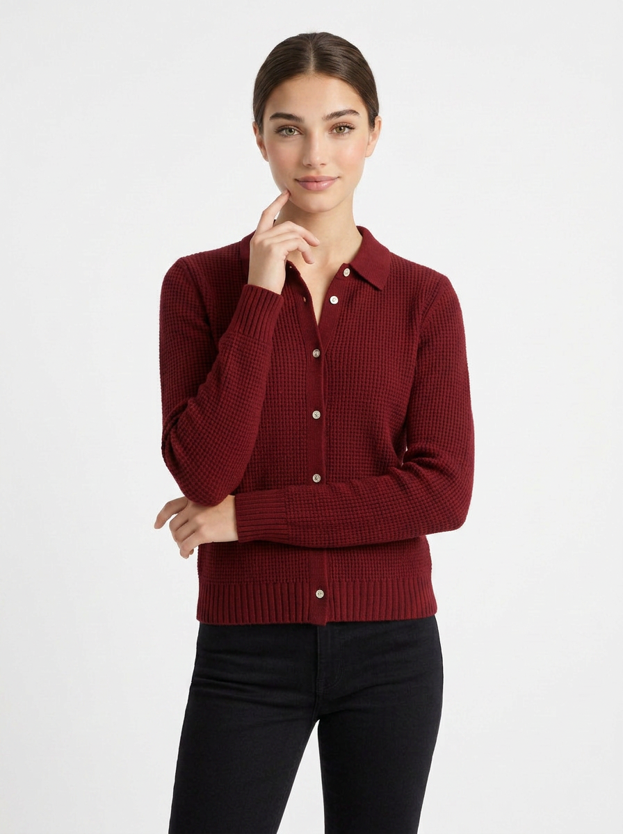 Phoebe | Women's Textured Knit Cardigan
