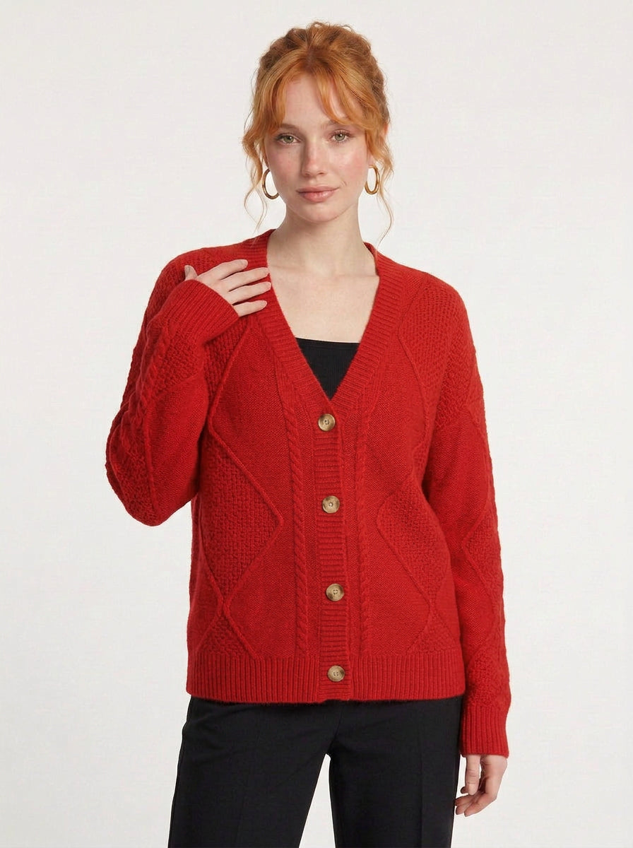 Pippa | Women's Knitted Winter Cardigan