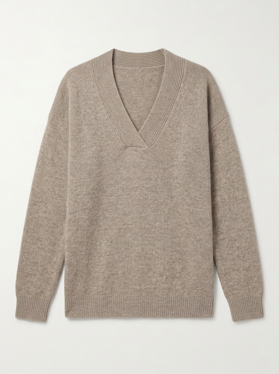 Pippa | Women's Oversized V-Neck Jumper