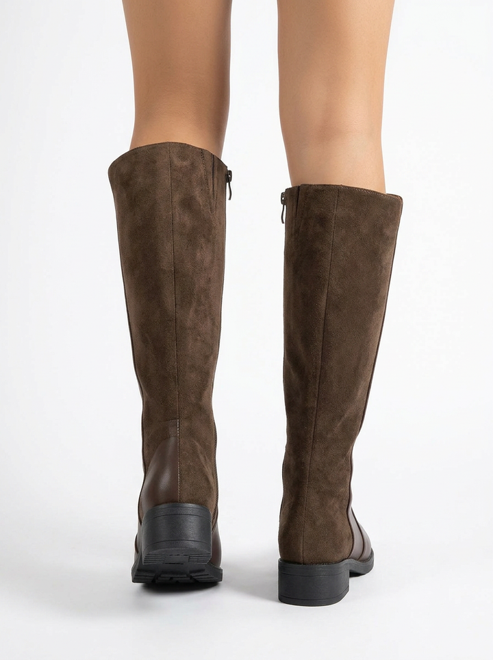 Quinn | Women's Knee High Boots Block Heel