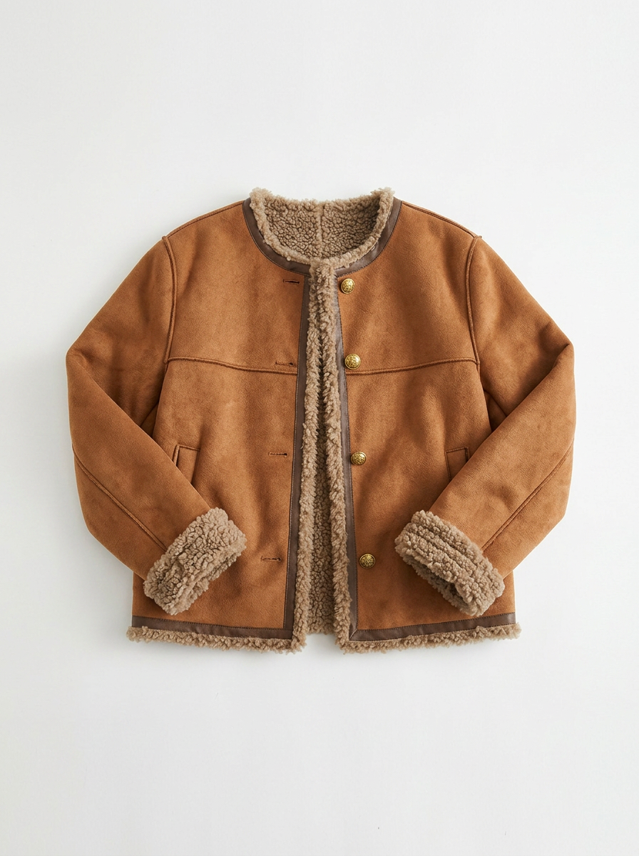 Quinn | Women's Sherpa-Lined Shearling Jacket