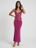 Ruby | Sequin Cut-Out Maxi Dress