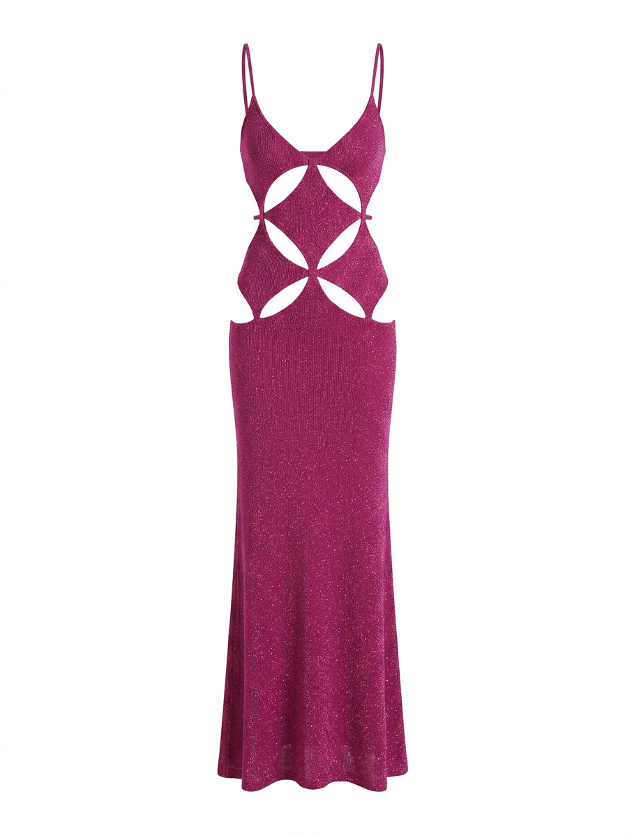 Ruby | Sequin Cut-Out Maxi Dress