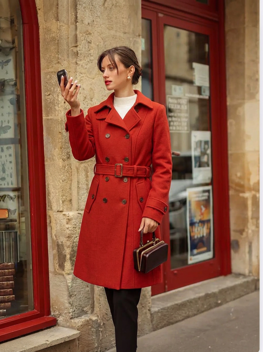 Ruby | Women's Double Breasted Trench Coat