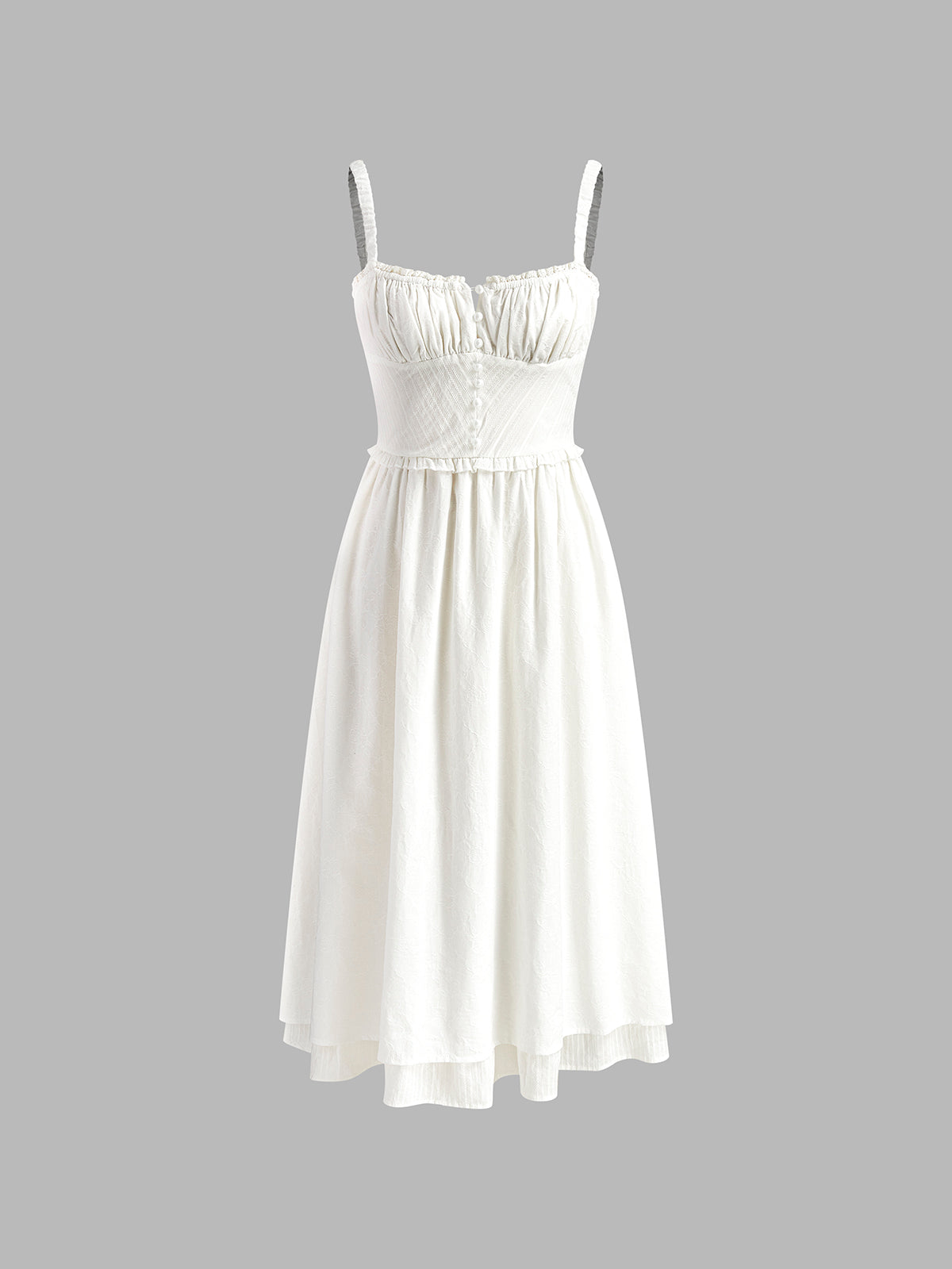 Ruffle Hem Midi Dress | Sylvie