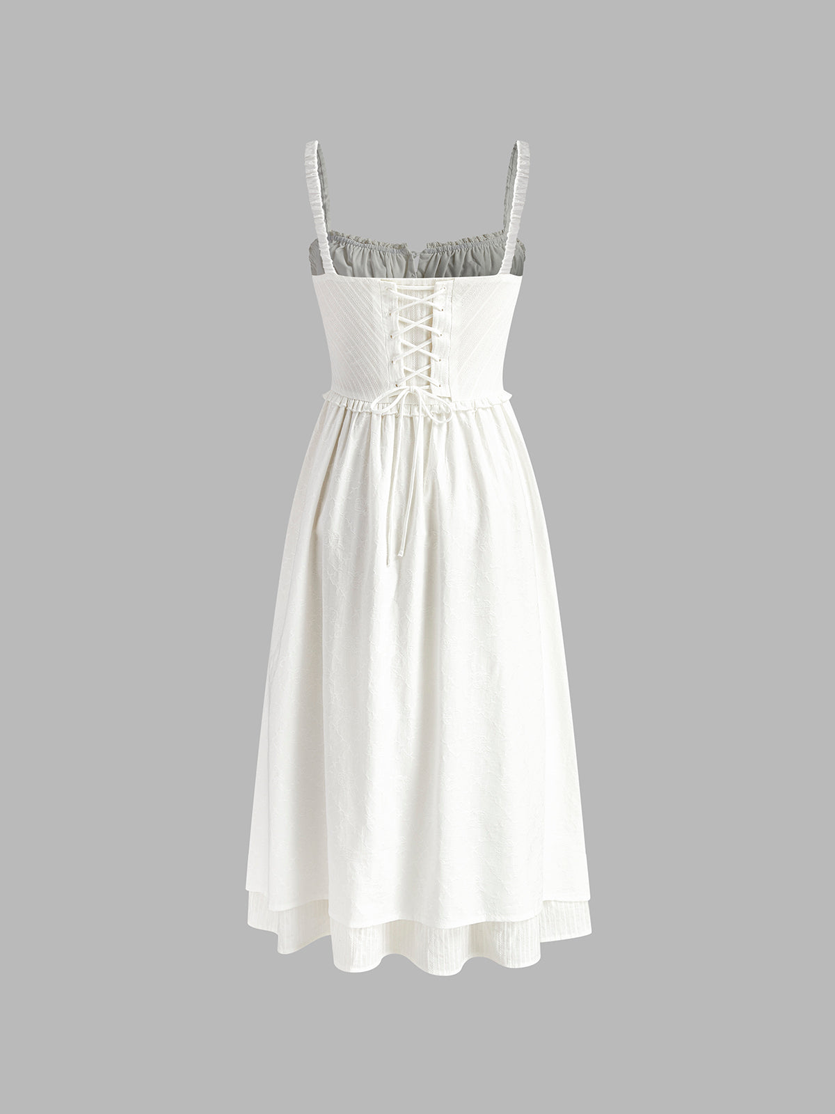 Ruffle Hem Midi Dress | Sylvie