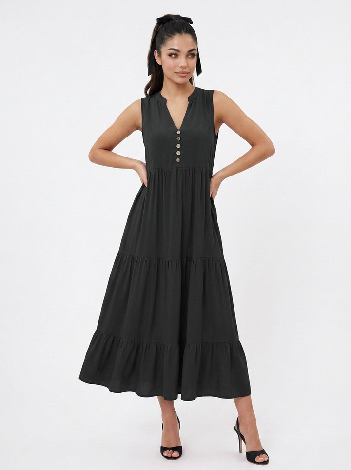 Rylee | Tiered Midi Dress