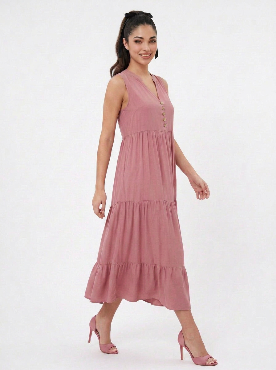 Rylee | Tiered Midi Dress