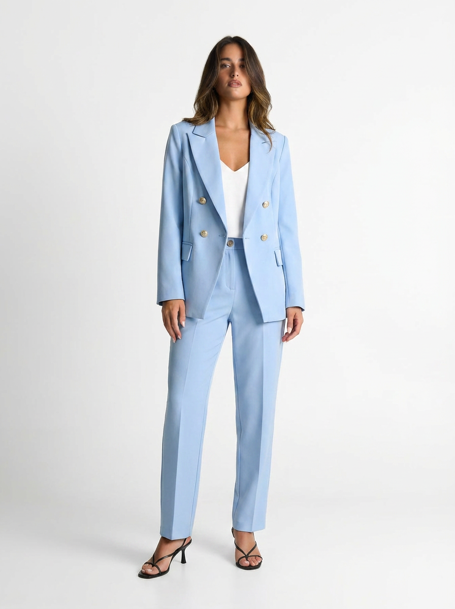 Sabine | Women's Double Breasted Blazer Trouser Suit Set