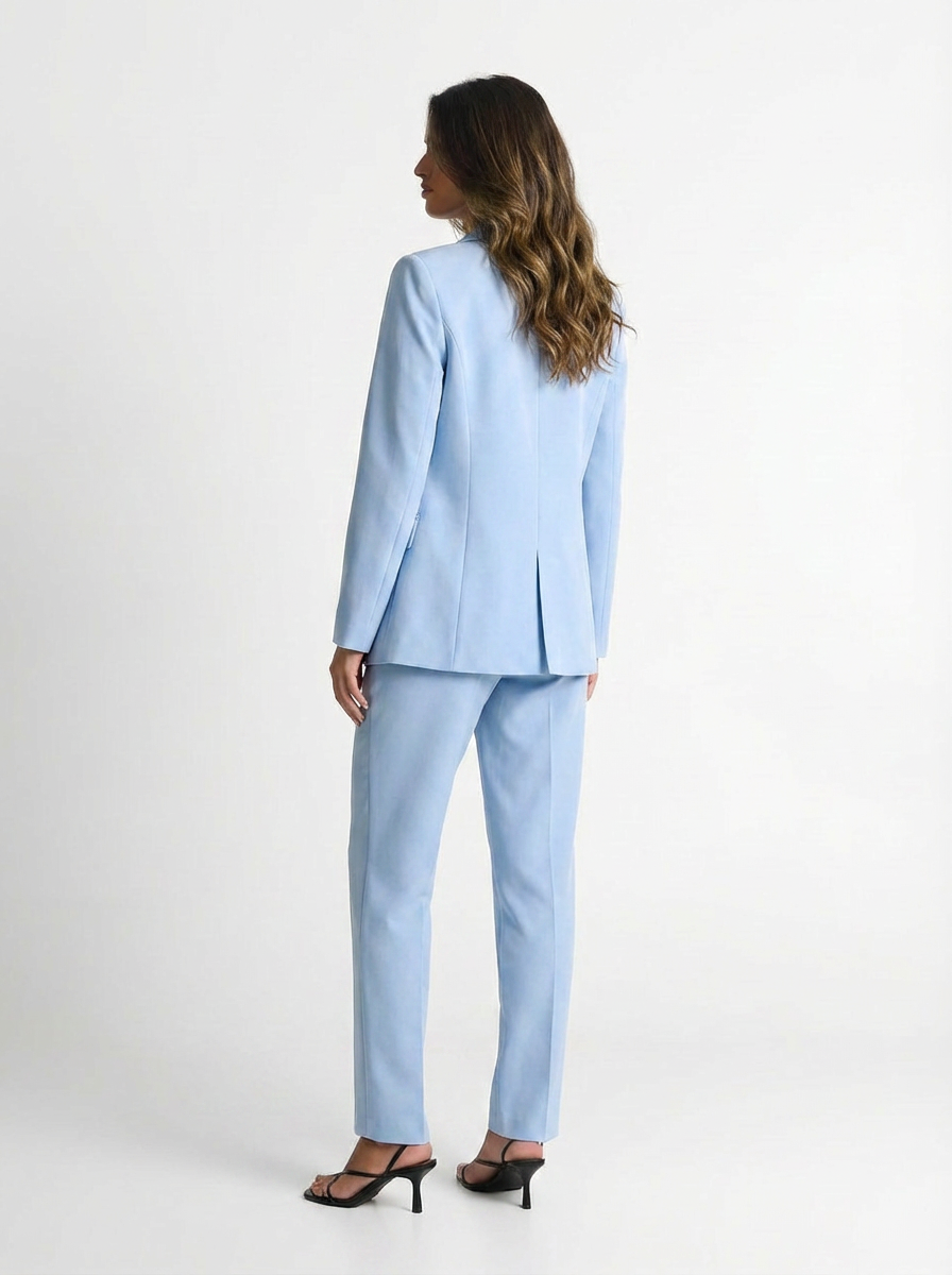 Sabine | Women's Double Breasted Blazer Trouser Suit Set 2