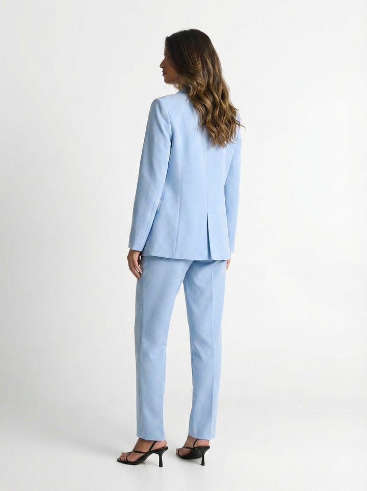 Sabine | Women's Double Breasted Blazer Trouser Suit Set 2