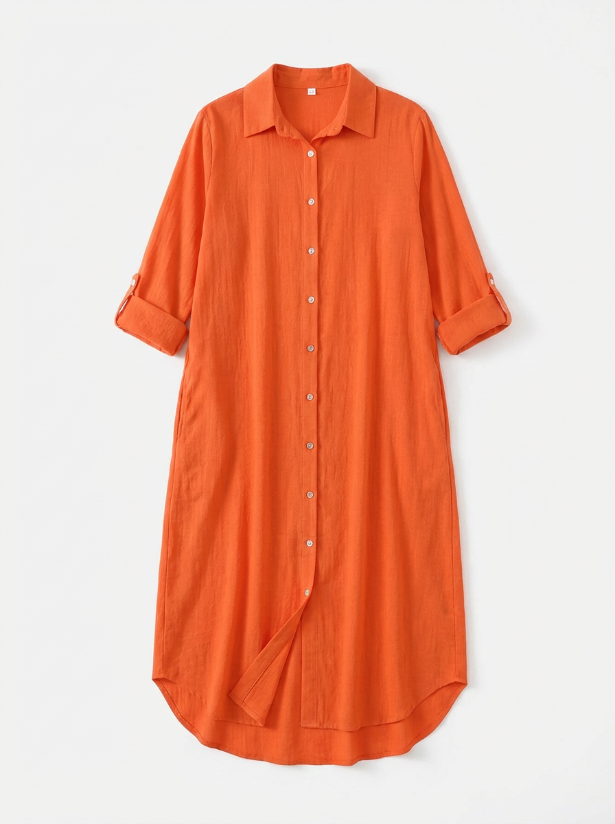 Sadie | Women's Button Down Long Sleeve Shirt Dress 3