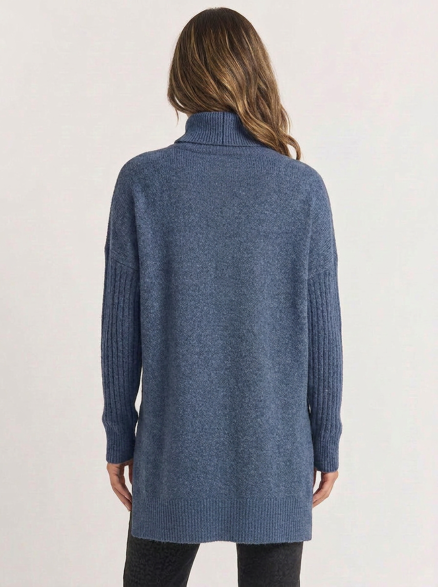 Sadie | Women's Cashmere Knit Sweater Turtleneck