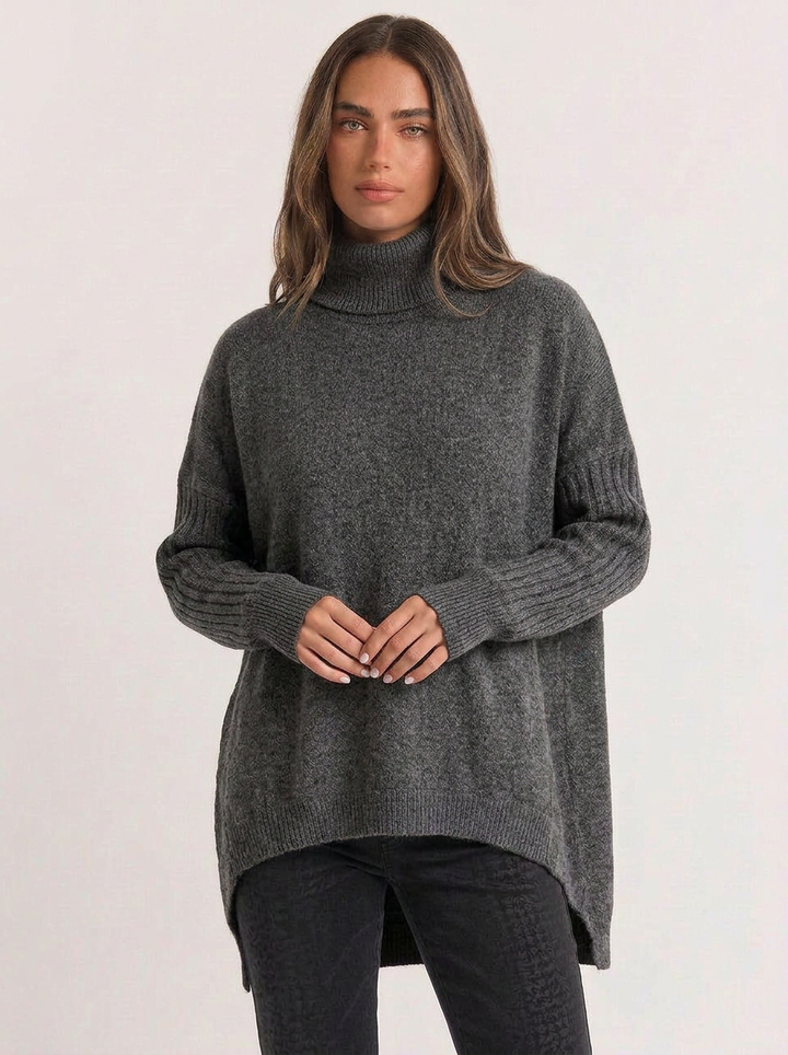 Sadie | Women's Cashmere Knit Sweater Turtleneck