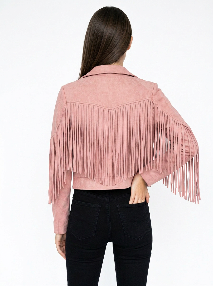 Sadie | Women's Fringe Jacket Cropped