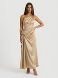 Sage | One Shoulder Midi Dress