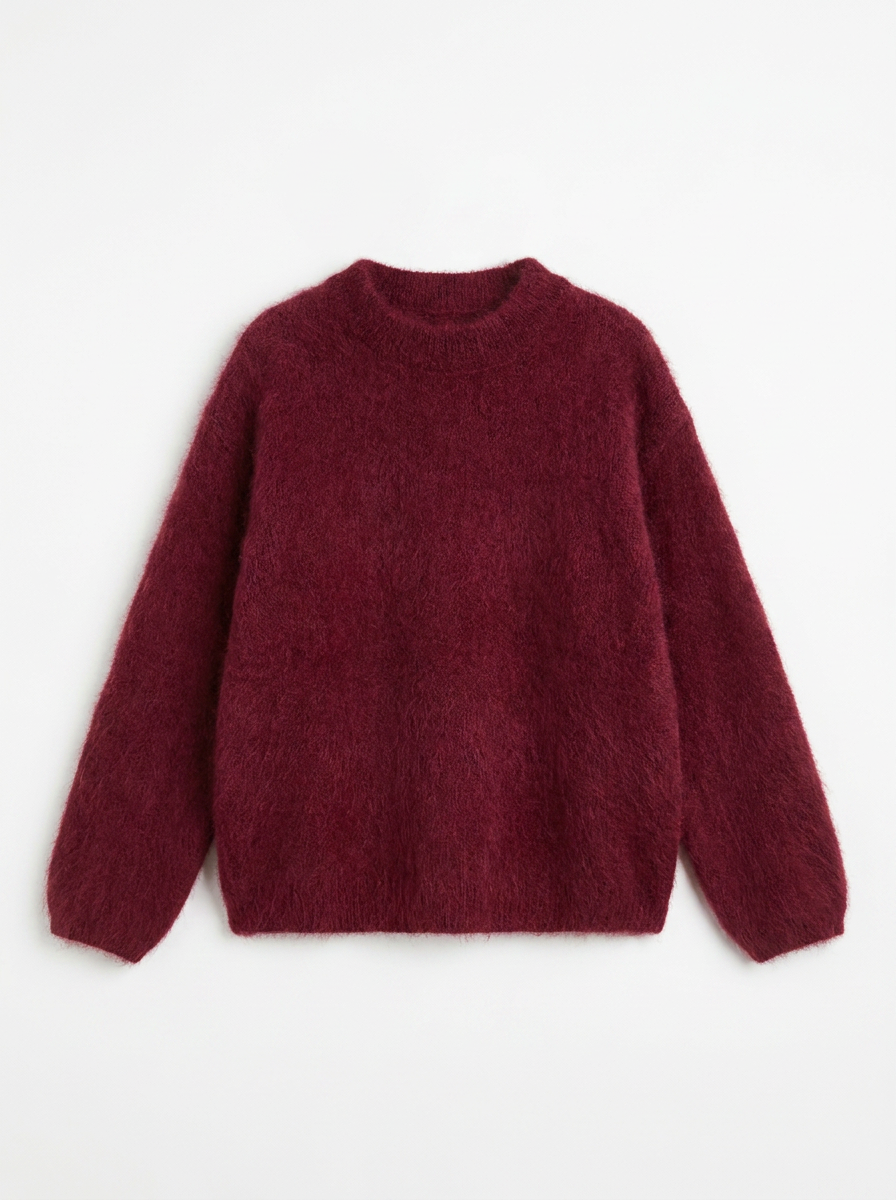 Sasha | Women's Crew Neck Mohair Sweater 3