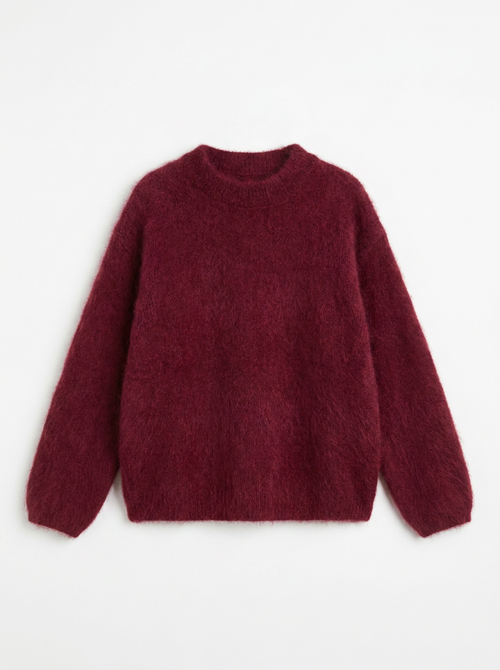 Sasha | Women's Crew Neck Mohair Sweater 3