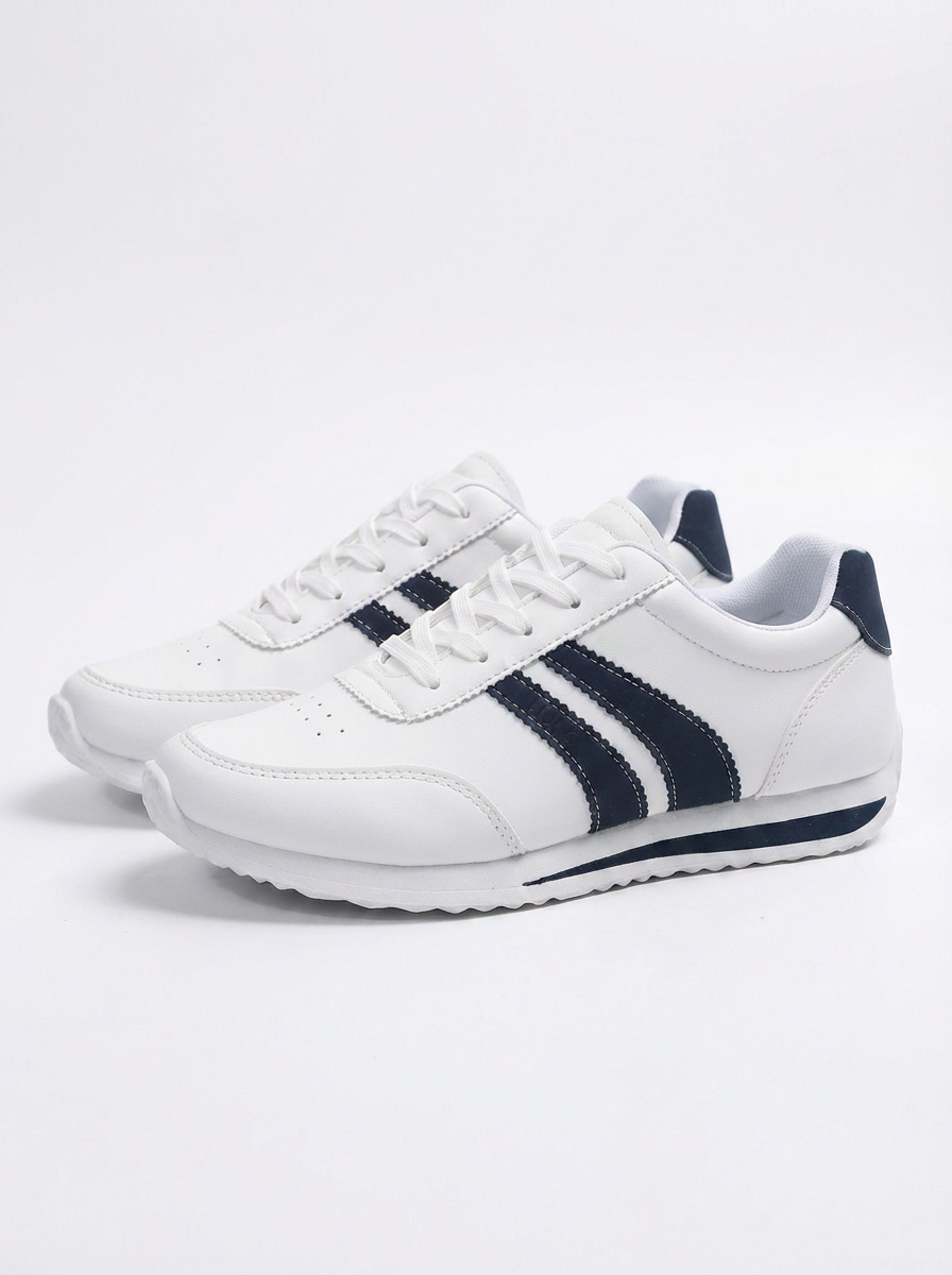 Sasha | Women's White Lace Up Orthopedic Sneakers 4