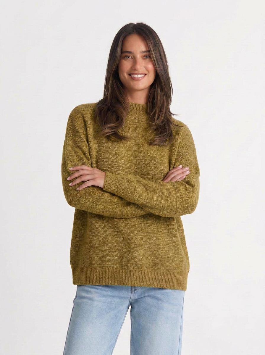Sienna | Women's Crew Neck Cashmere Sweater 4