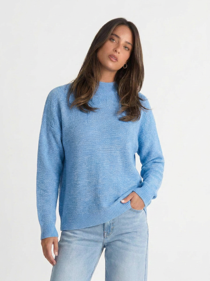 Sienna | Women's Crew Neck Cashmere Sweater 6