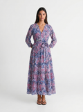 Skye | Long Sleeve Dress Maxi Floral Print