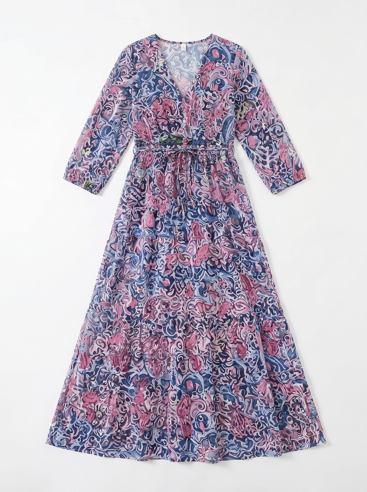 Skye | Long Sleeve Dress Maxi Floral Print