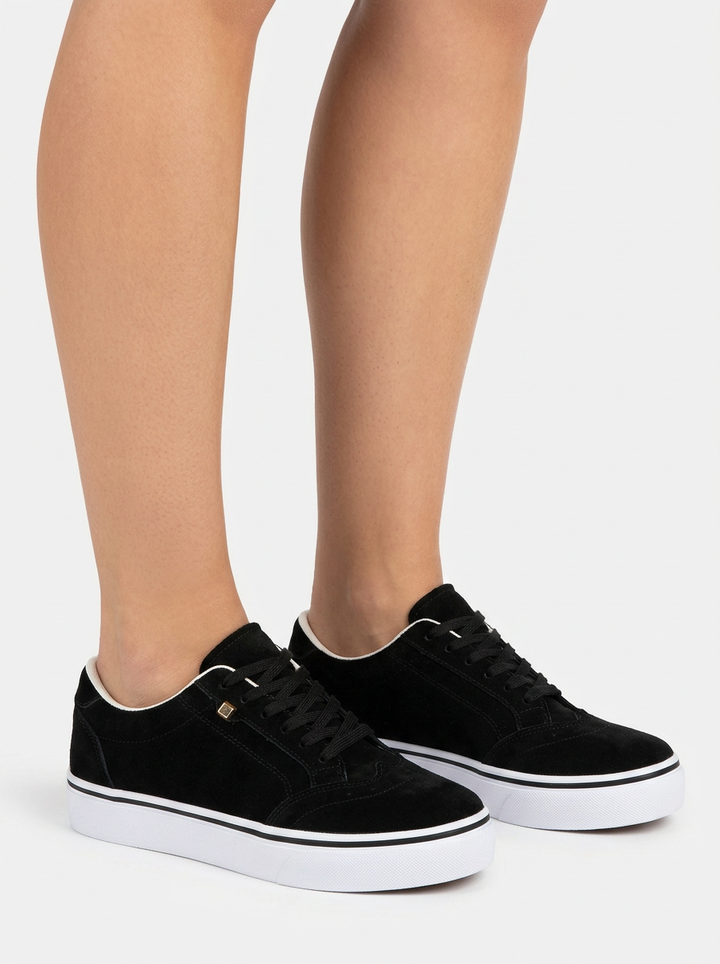 Skye | Women's Flatform Sneakers Brogue Detail