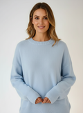 Skye | Women's Oversized Drop Shoulder Crew Neck Knit Sweater