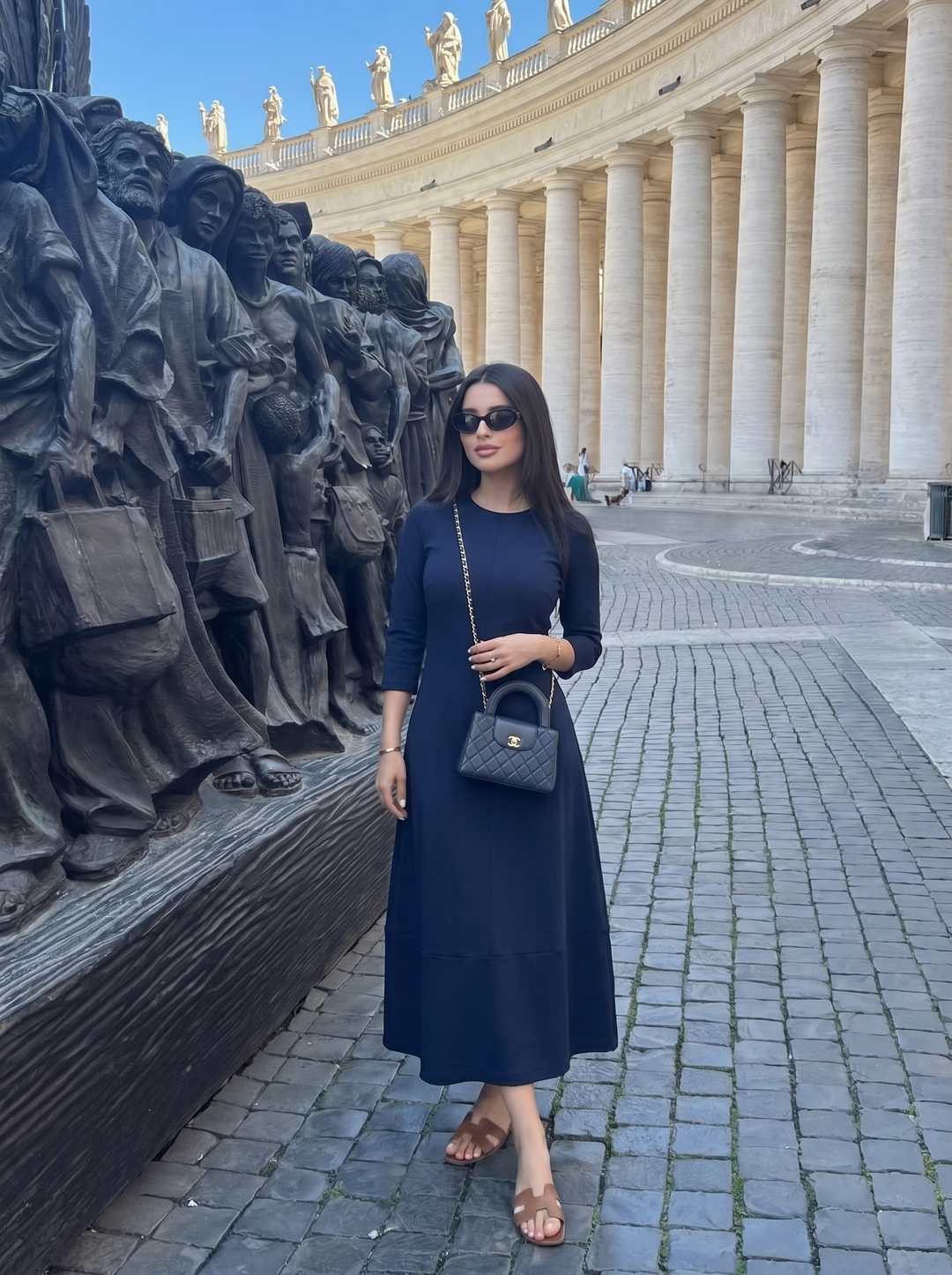 Sloane | Long Sleeve Midi Dress