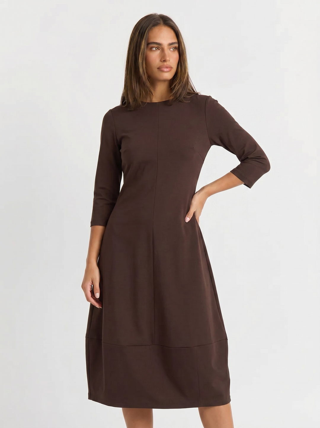 Sloane | Long Sleeve Midi Dress