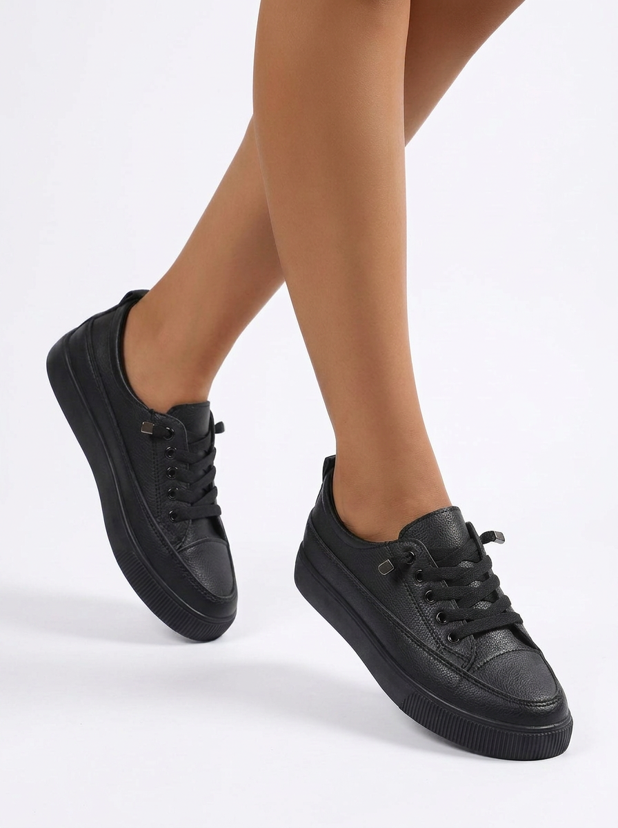Sloane | Women's Canvas Lace-Up Sneakers