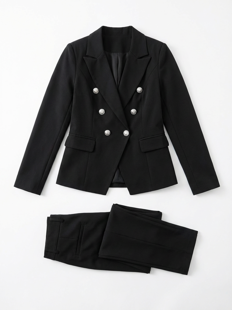 Sloane | Women's Double Breasted Blazer Trouser Set 3