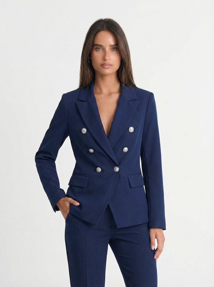 Sloane | Women's Double Breasted Blazer Trouser Set 7