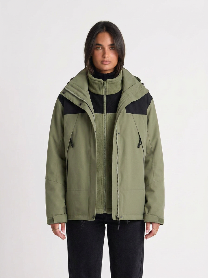 Sloane | Women's Fleece Winter Jacket with Hood