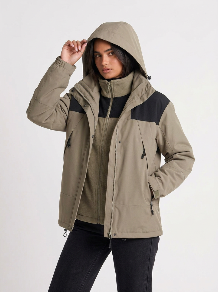 Sloane | Women's Fleece Winter Jacket with Hood