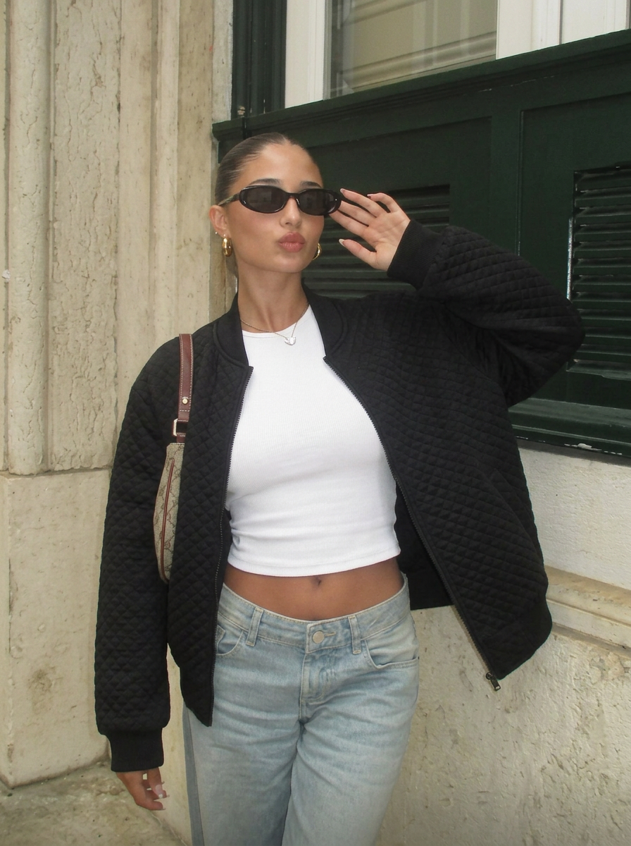 Sloane | Women's Quilted Bomber Jacket